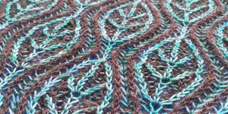 Branches and Leaves shawl